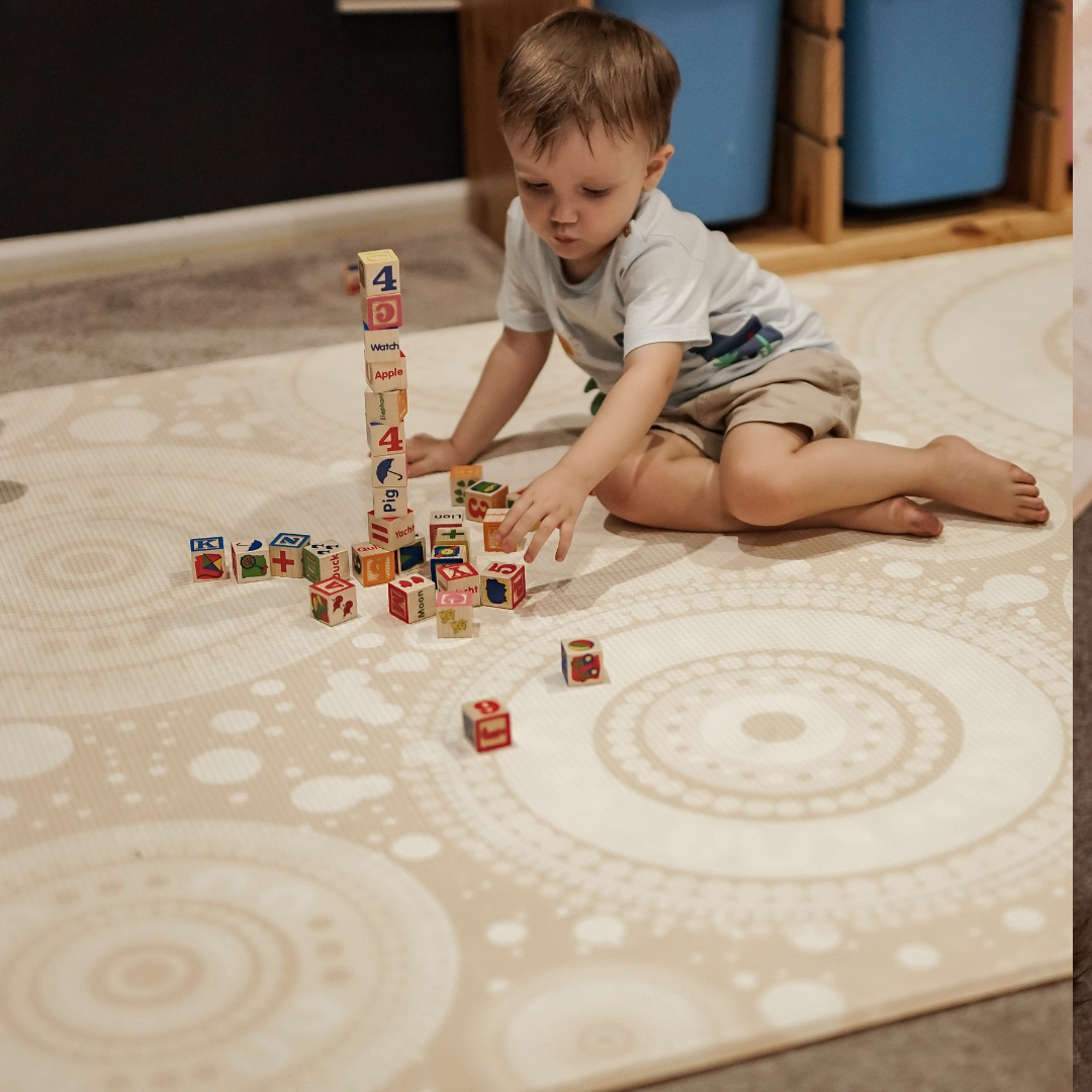 Beige Playmat for kids